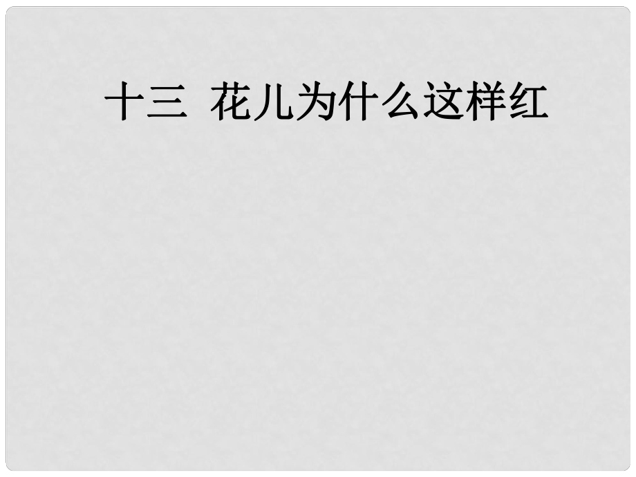 八年級語文下冊 第三單元 13 花兒為什么這樣紅課件 蘇教版_第1頁