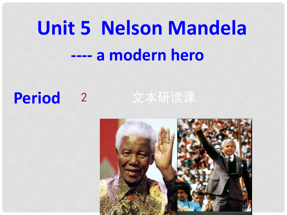 辽宁省北票市高中英语 Unit 5 Nelson Mandela a modern hero课件2 新人教版必修1_第1页