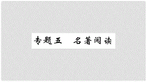 九年級語文上冊 期末專題復習五 名著閱讀課件 新人教版