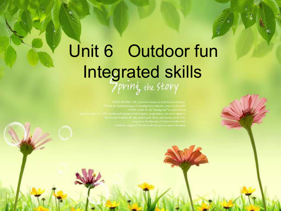 江苏省昆山市七年级英语下册 Unit 6 Outdoor fun Integrated skills课件 （新版）牛津版_第1页