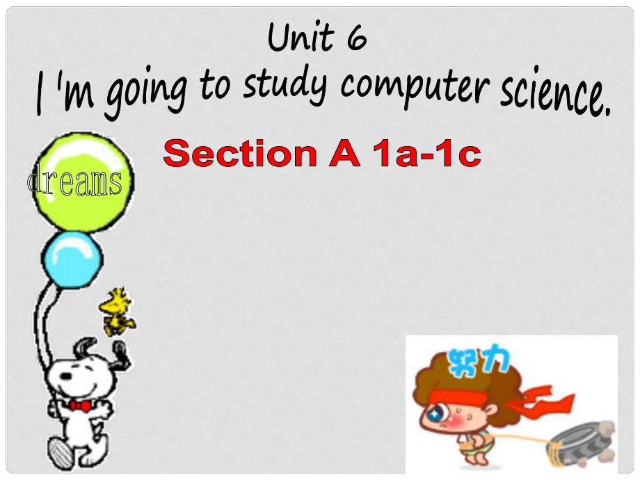 河北省邢臺市橋東區(qū)八年級英語上冊 Unit 6 I’m going to study computer science Section A 1a1c課件 （新版）人教新目標(biāo)版_第1頁