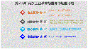 高考?xì)v史一輪復(fù)習(xí) 第七單元 資本主義世界市場(chǎng)的形成與發(fā)展 7.20 兩次工業(yè)革命與世界市場(chǎng)的形成課件