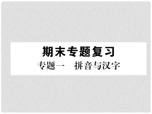 七年級(jí)語文上冊(cè) 專題1 拼音與漢字習(xí)題課件 新人教版