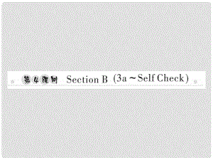 七年級英語上冊 Unit 5 Do you have a soccer ball（第4課時）Section B（3aSelf Check）習(xí)題課件 （新版）人教新目標(biāo)版