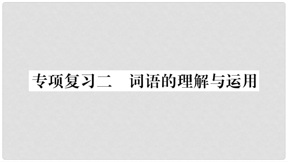 七年級(jí)語(yǔ)文下冊(cè) 專項(xiàng)復(fù)習(xí)2 詞語(yǔ)的理解與運(yùn)用習(xí)題課件 新人教版_第1頁(yè)