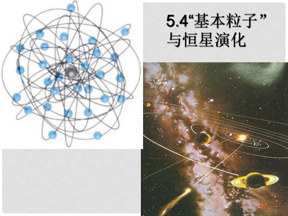 高中物理 第五章 波與粒子 5.4“基本粒子”與恒星演化素材 魯科版選修35_第1頁