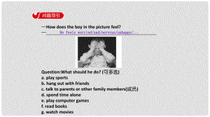 八年級英語下冊 Unit 4 Why don’t you talk to your parents Section B（1a1e）導(dǎo)學(xué)課件 （新版）人教新目標版