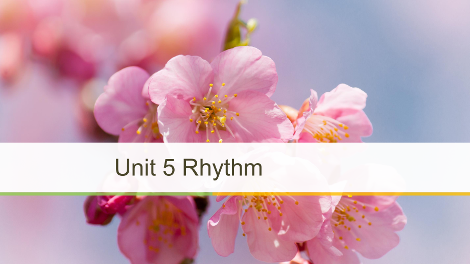 高中英語 Unit 5 Rhythm Period Three Lesson 3 Experiment in Folk課件 北師大版必修2_第1頁