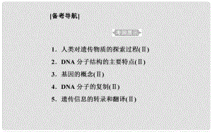 高中生物學(xué)業(yè)水平復(fù)習(xí) 專題七 遺傳的分子基礎(chǔ) 考點(diǎn)1 人類對(duì)遺傳物質(zhì)的探索過(guò)程課件