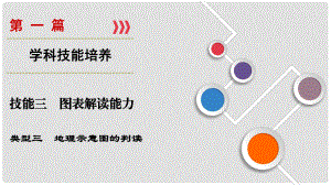 高考地理大二輪復(fù)習(xí) 第1篇 技能3 類型3 地理示意圖的判讀課件