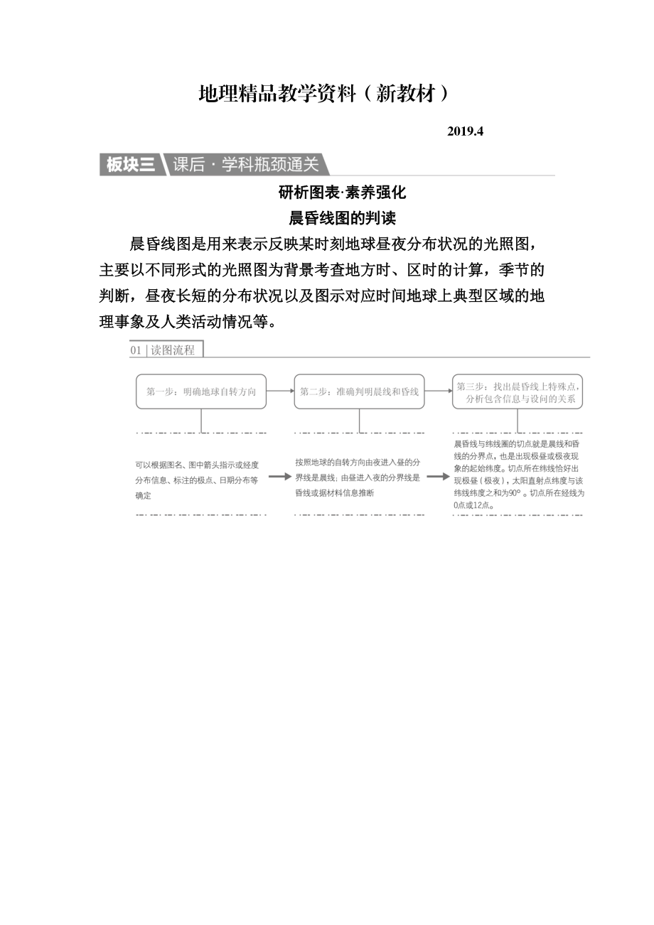 新教材 【金版教程】地理一輪課后通關(guān)：113 地球自轉(zhuǎn)及其地理意義 Word版含解析_第1頁(yè)