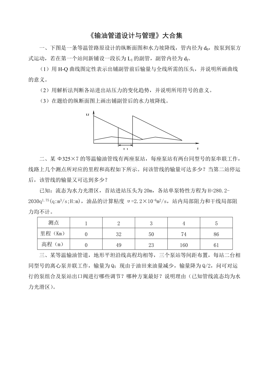 《輸油管道設(shè)計(jì)與管理》大合集_第1頁(yè)