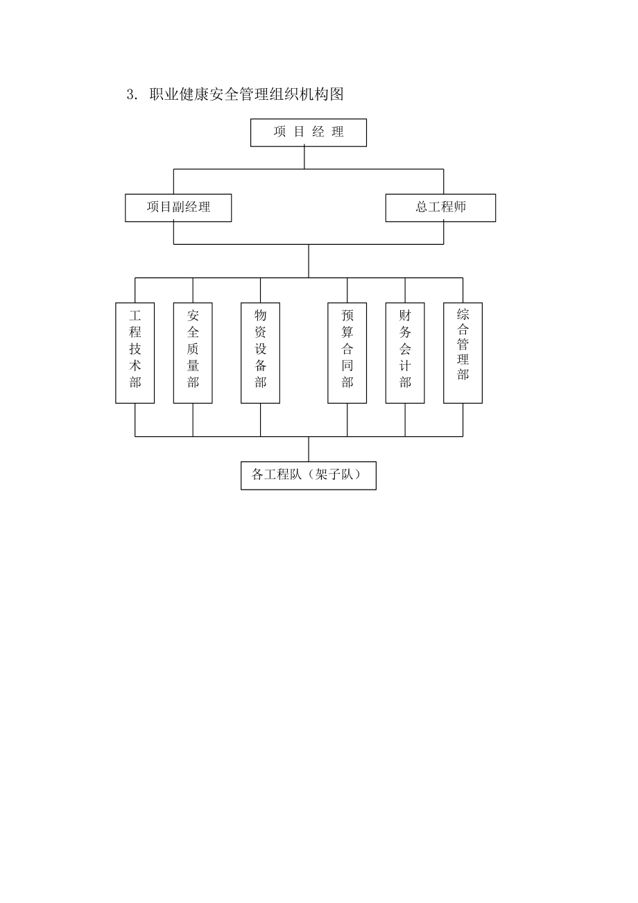 职业健康安全管理组织机构图_第1页