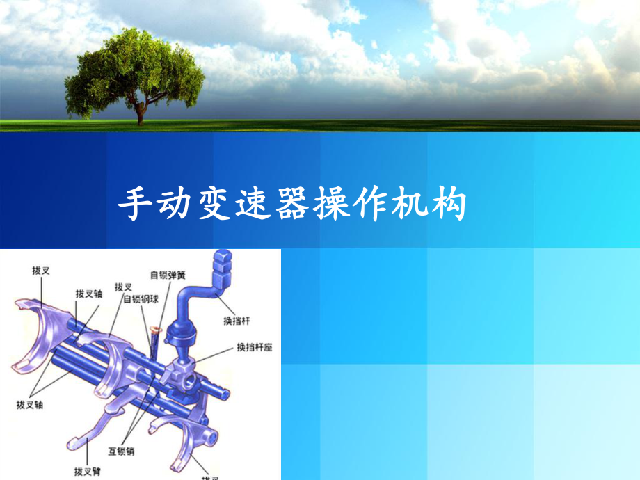 手动变速器操作机构_第1页