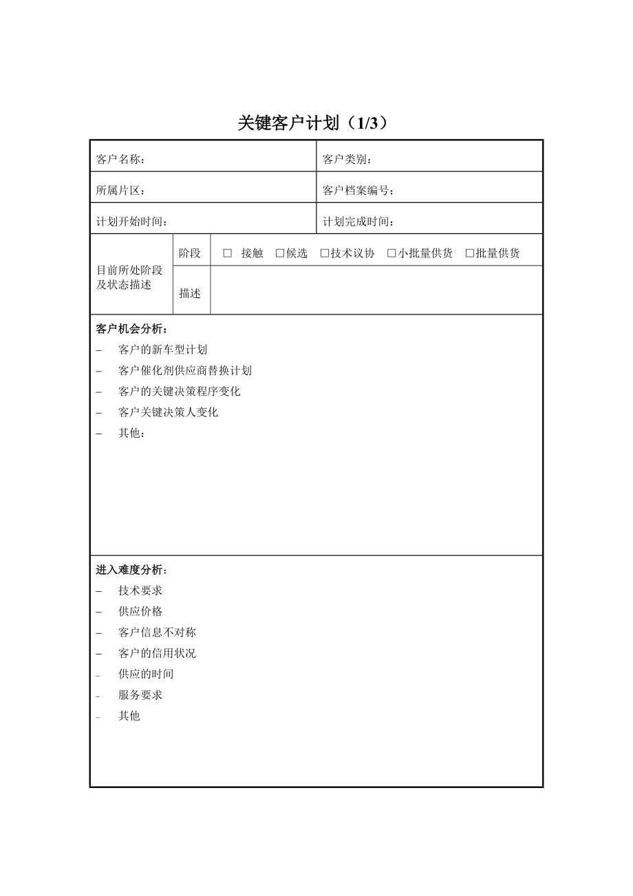 关键客户计划表_第1页