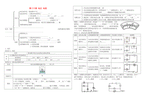 中考物理 第16章 電壓 電阻復(fù)習學案無答案 新人教版