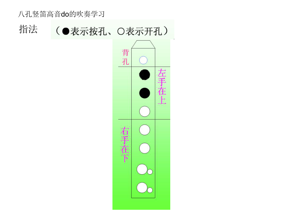 八孔豎笛高音do的