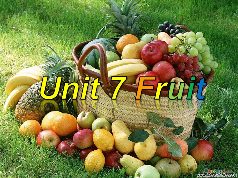 一年级上册英语课件 Unit 7fruit lesson 2 14张 人教新起点教学文档_第1页