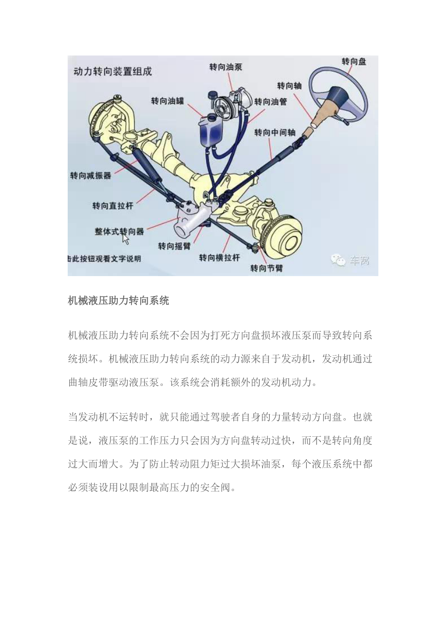 最新汽车方向盘打到底损伤液压助力泵你骗鬼呢