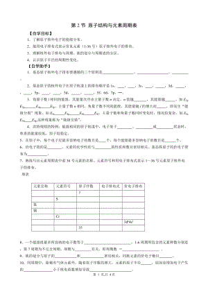 第一章 第2節(jié) 原子結(jié)構(gòu)與元素周期表