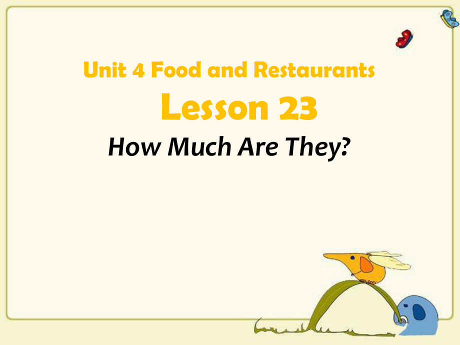 三年級(jí)下冊(cè)英語(yǔ)課件 Lesson23 How Much Are They？ 冀教版教學(xué)文檔_第1頁(yè)