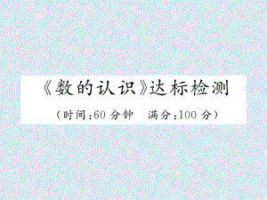 小升初數(shù)學(xué)專題復(fù)習(xí)習(xí)題課件－專題1數(shù)的認(rèn)識(shí)數(shù)的認(rèn)識(shí)達(dá)標(biāo)檢測(cè)｜人教新課標(biāo) (共17張PPT)