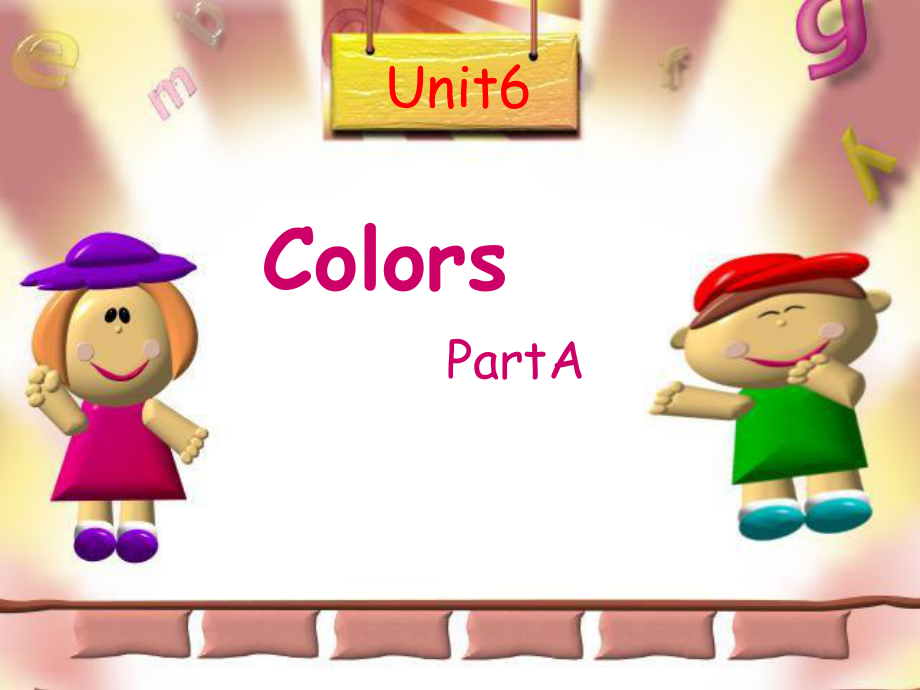 三年级上册英语课件－Unit 6 Colors｜闽教版(共37张PPT)_第1页