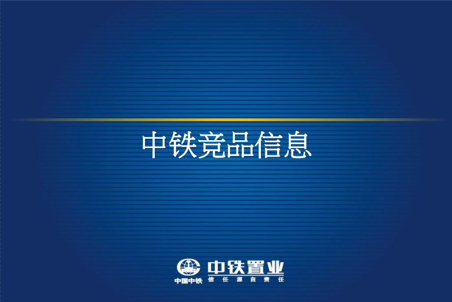 沈阳中铁置业房地产项目竞品信息报告_第1页