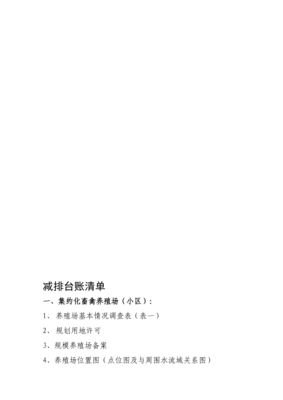 杭州市规模畜禽养殖污染减排台账记录本_第1页