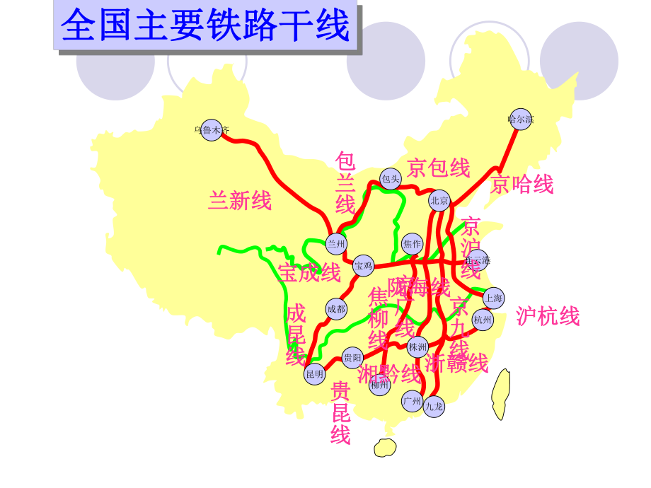 八年级地理逐步完善的交通运输网