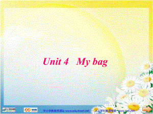 牛津蘇教一上Unit 4 My bagppt課件3