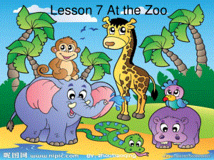 冀教版(三起)三下Lesson 7 At the Zooppt課件