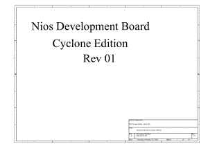 NIOS参与cyc版原理图