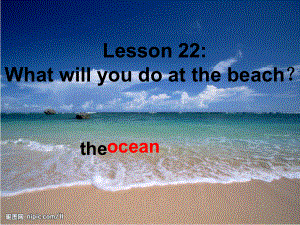 冀教版(一起)六下Lesson 22 What will you do at the beachppt課件