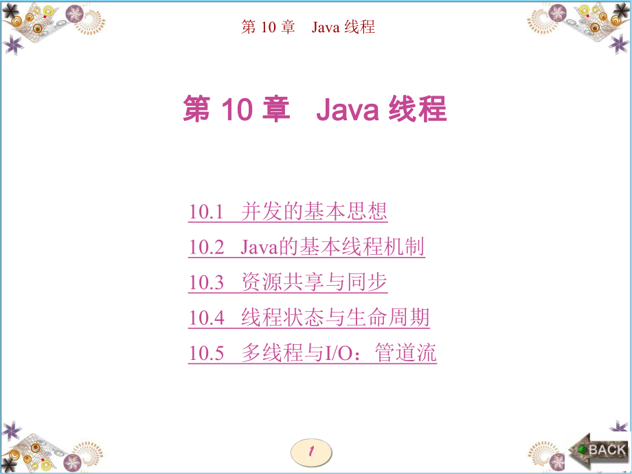 Java 實用程序的設(shè)第10章 Java線程_第1頁