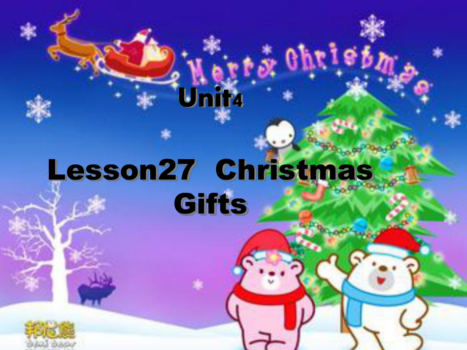 冀教版(一起)六上Lesson 19 Christmas Giftsppt課件2_第1頁