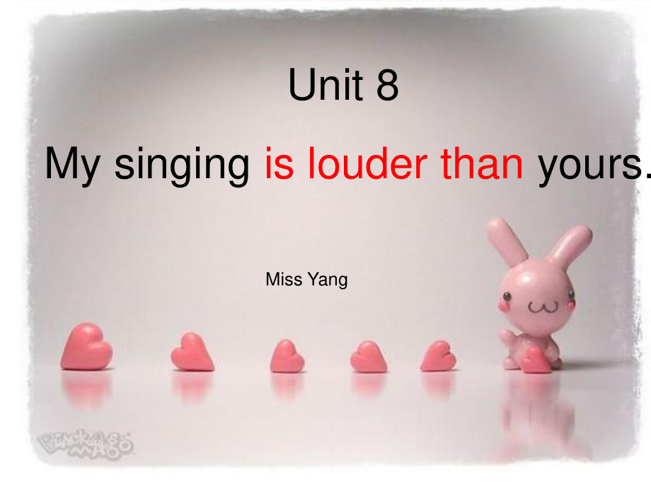 湘少版六上Unit 8 My singing is louder than yoursppt課件2_第1頁