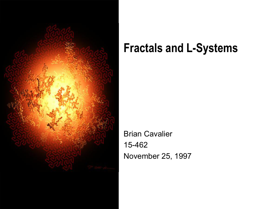 Fracals and LSystems分形L系统_第1页