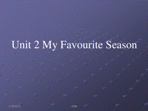 小學(xué)英語PEP人教版五年級下冊My favourite seasonppt課件