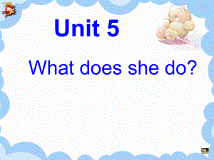 人教PEP版英语六上Unit 5 What Does he Doppt课件2