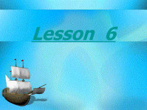 人教精通版英語六上Unit 1I go to school at 8 00Lesson 6ppt課件1