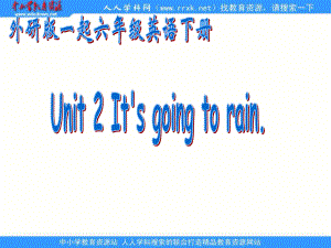 外研版英語(yǔ)六下MODULE 2Unit 2 It`s going to snow in Harbinppt課件之一