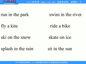 冀教版(一起)六上Lesson 14 I Like Winter!ppt课件