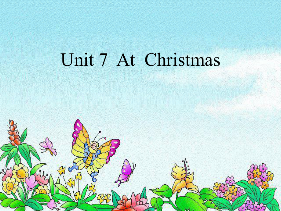 牛津蘇教六上Unit 7 At Christmasppt課件2_第1頁(yè)