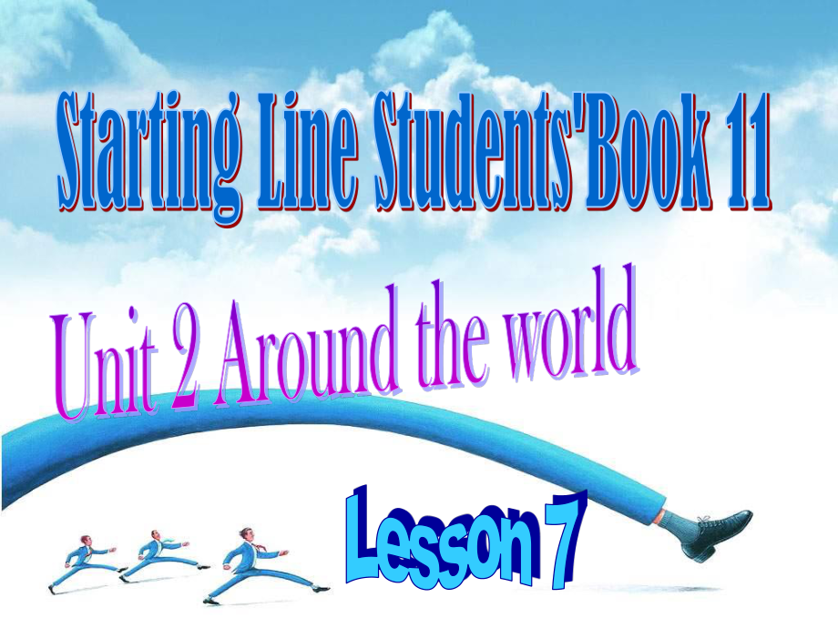 人教新起点英语六上Unit 2 Around the worldlesson 7ppt课件_第1页