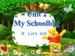 人教PEP版英語四年級上冊Unit 2My schoolbag第5課時ppt課件