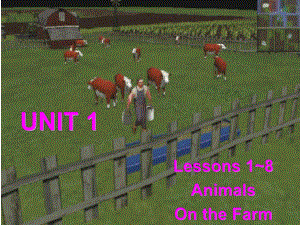 冀教版(三起)三下Lesson 1 On the farmppt課件1