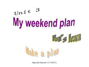 人教PEP版英語六上Unit 3My weekend planPartA lte39;s learnppt課件