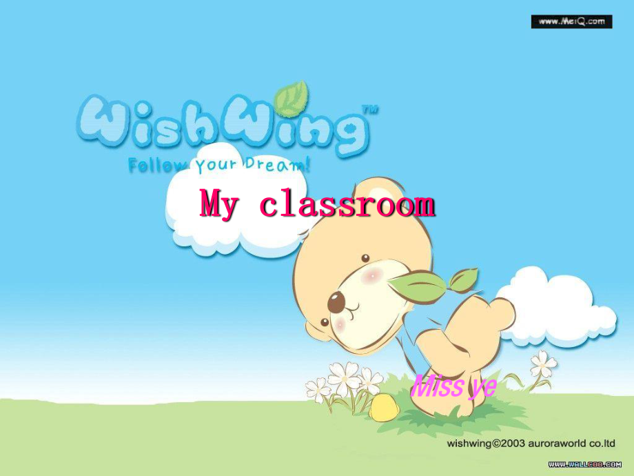 人教PEP版英语四上Unit 1 My ClassroomPPT课件_第1页