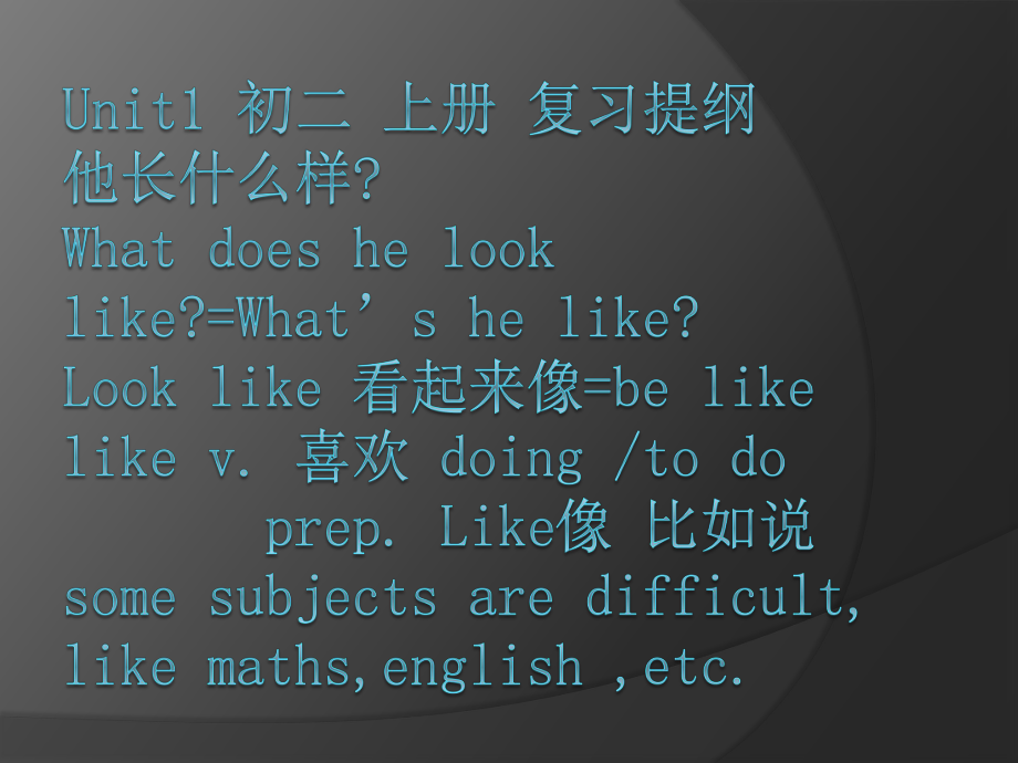 魯教版 五四制 七年級 上冊 英語 復(fù)習(xí)提綱_第1頁